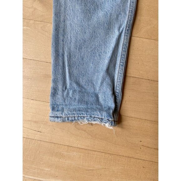 AGOLDE blue "Jamie" Womens jeans sz 26 distressed light blue - Picture 3 of 8